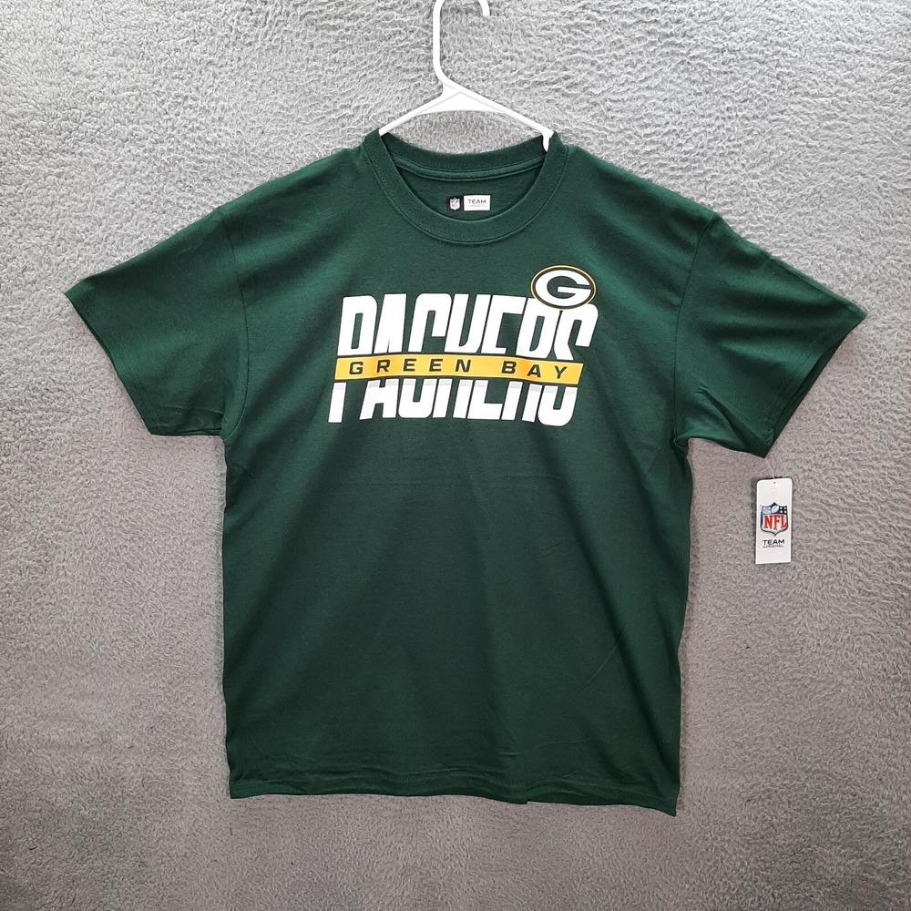 Green Bay Packers Shirt Adult Large Green NFL Football NFC North Wisconsin